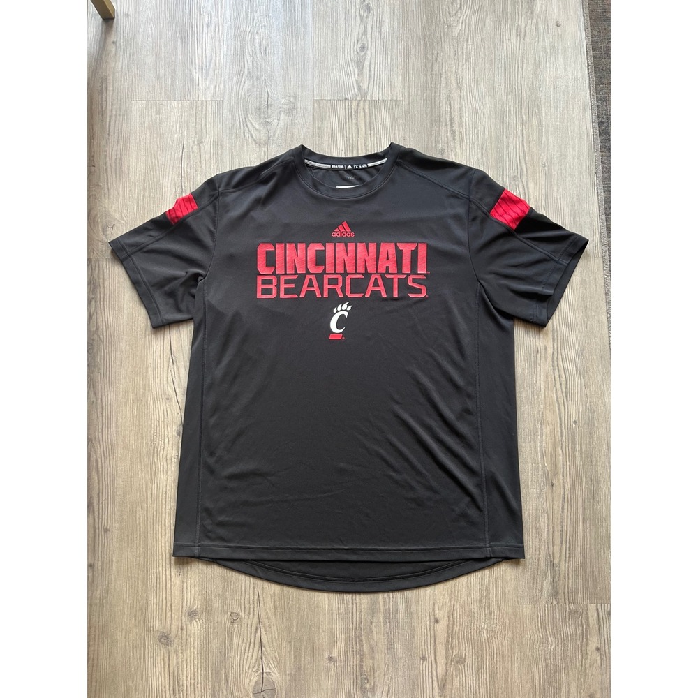 Adidas Men's Cincinnati Bearcats Climacool Short Sleeve Training Shirt Size XL